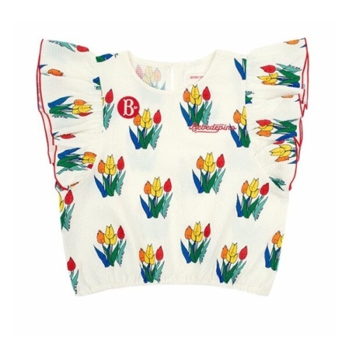 튤립 러플 블라우스 BP52SH438