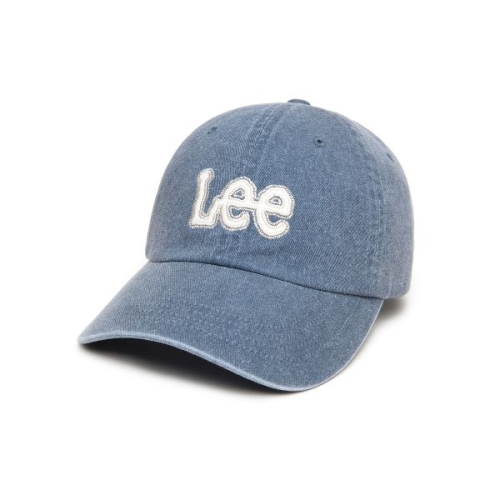  LEE 트위치 아플리케 피그먼트 볼캡 블루 LE2601CA04BL 236120