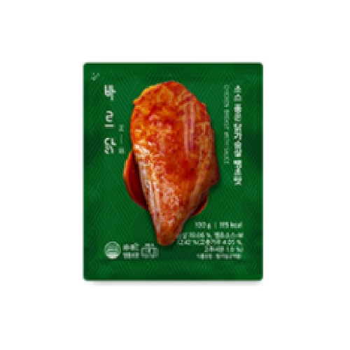 메디쿼터스 바르닭 소스 품은 닭가슴살 땡초맛 100g (28개)