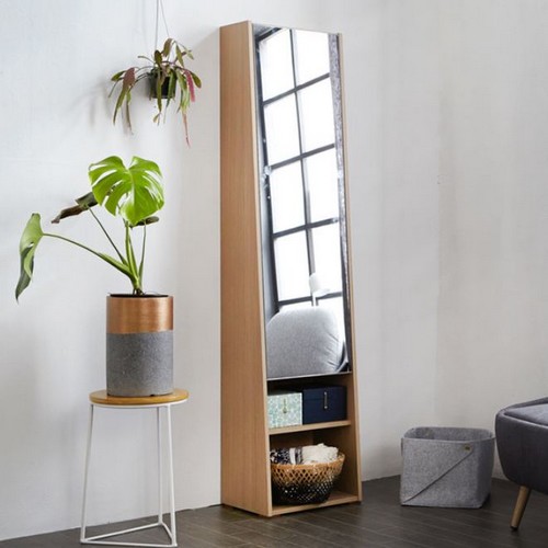 데코라인 마티나 전신거울 수납장_이미지