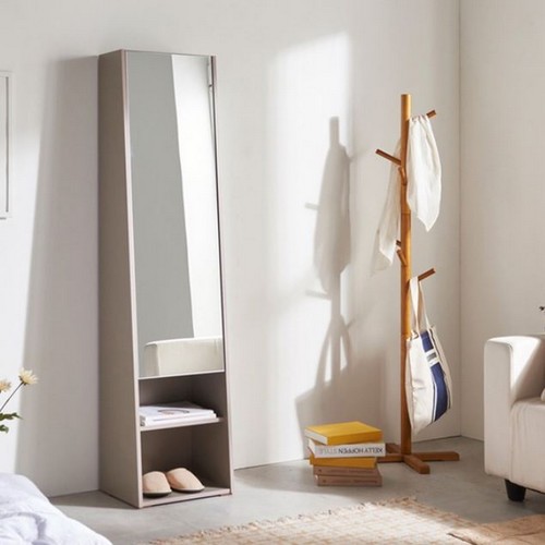 데코라인 마티나 전신거울 수납장_이미지