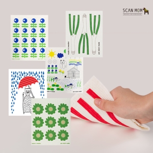 스칸맘 스웨덴 행주 by 갤러리안B 1+1 /항균 99.9_이미지