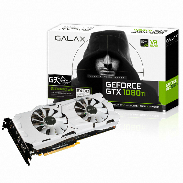 갤럭시 GALAX 지포스 GTX1080 Ti EXOC White D5X 11GB G天命_이미지