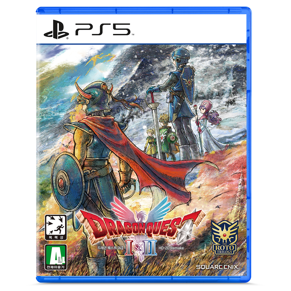 드래곤 퀘스트 1 & 2 HD-2D Remake 한글판 PS5, 패키지디스크_이미지