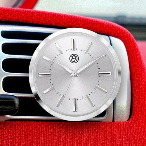 TDC 폭스바겐 클립 접착식 차량용 시계 VW-TIG-SV_이미지