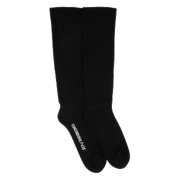 릭오웬스 골지 양말 RU02E1499SOCKC T