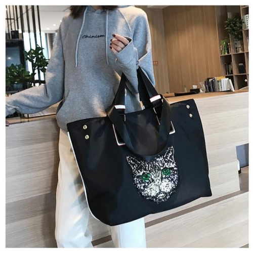 깨비몰 여성 야옹이 숄더백 데일리 캐주얼 가방 12503081A_이미지