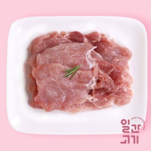 일간고기 무항생제 한돈 후지(뒷다리살) 불고기용 500g (1개)_이미지