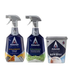 곰팡이제거 클리너 750ml + 멀티 키친 클리너 750ml + 숨은때 클리너 350g