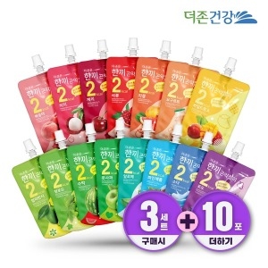 한끼 곤약젤리 15가지맛 각 1팩 1세트 3+1