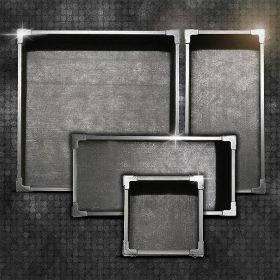 지티글로벌 파티션 블랙 트렁크 정리함 (L)