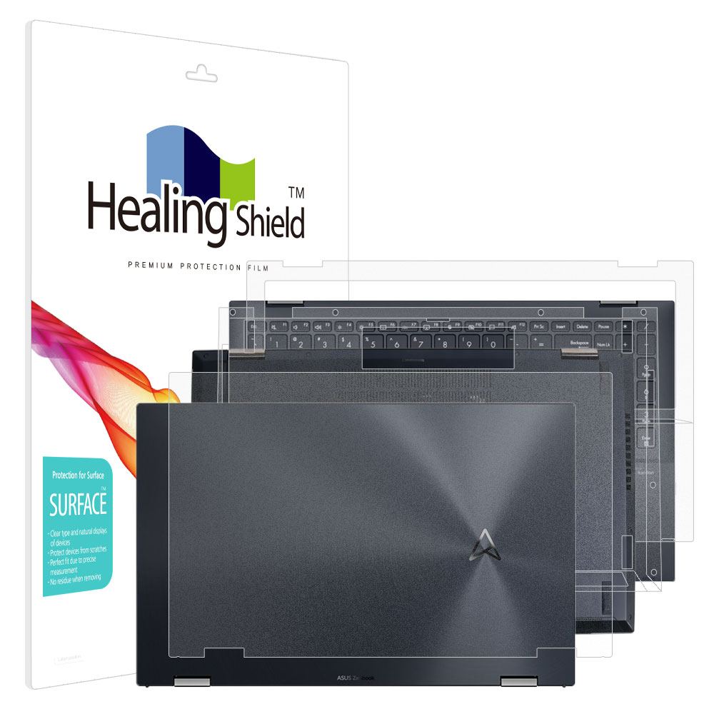 ASUS 젠북 프로 15 Flip OLED UP6502 무광 외부보호필름 3종 세트