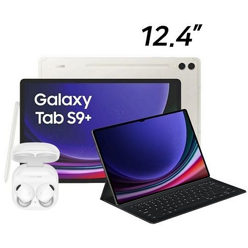 삼성전자 갤럭시탭S9 플러스 5G+버즈2 프로,슬림 키보드 (512GB)