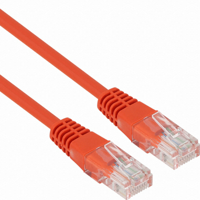 강원전자 NETmate CAT.5E UTP 다이렉트 케이블 오렌지 (NMC-U520OR, 20m)_이미지