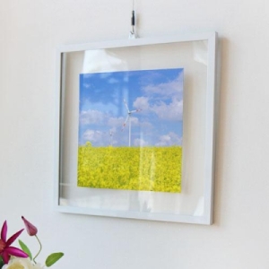 투 액자38CmX38Cm_푸른하늘아래유채꽃-꾸밈