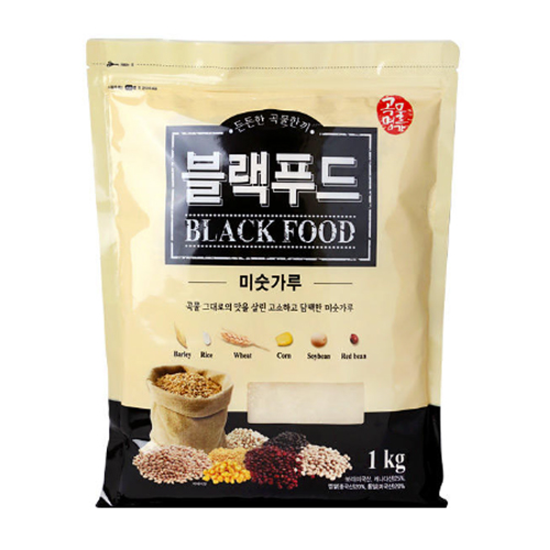 그랜드푸드 곡물명가 블랙푸드 미숫가루 1kg (9개)