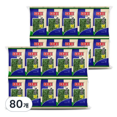 대천김 곱창 도시락김 5g (80개)_이미지