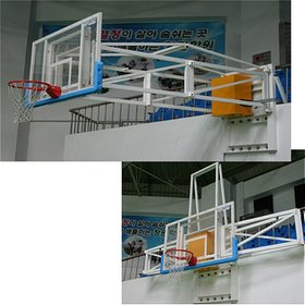 오성체육산업 OSB-103-5 벽면 접철식/높이조절식 세트