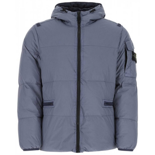 스톤아일랜드 와펜 패치 크링클랩스 다운 자켓 771540223 (V0024, 블루)_이미지