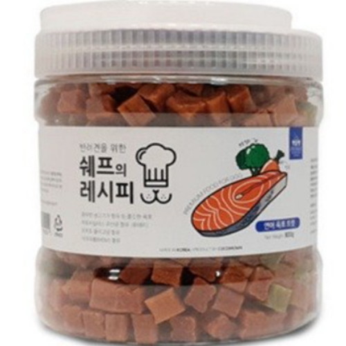 [불명] 펫슐랭 쉐프의레시피 연어 육포 트릿 800g이미지입니다. 누르면 해당 게시물로 새창이동합니다.