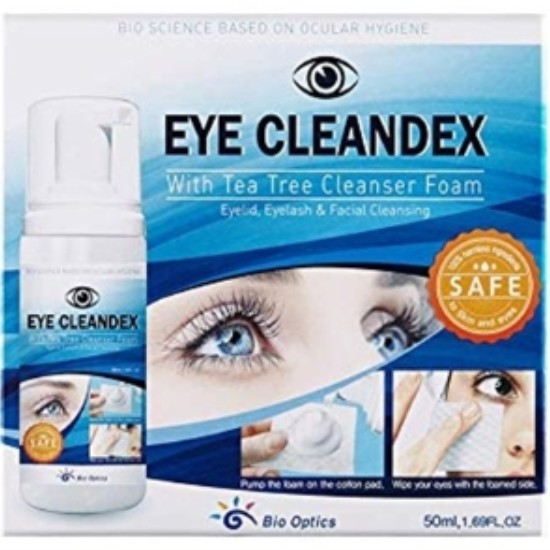 바이오옵틱스 아이클린덱스 50ml + 화장솜 120매 (1세트)_이미지
