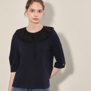 세정 올리비아로렌 HC03 러플 카라 티셔츠 VOC AL4F 7351 S39397397