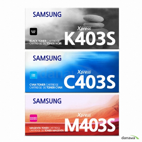 삼성전자 정품 CLT-K403S, CLT-C403S, CLT-M403S 3색 세트_이미지