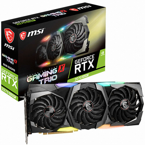 MSI 지포스 RTX 2070 SUPER 게이밍 X 트리오 D6 8GB 트라이프로져