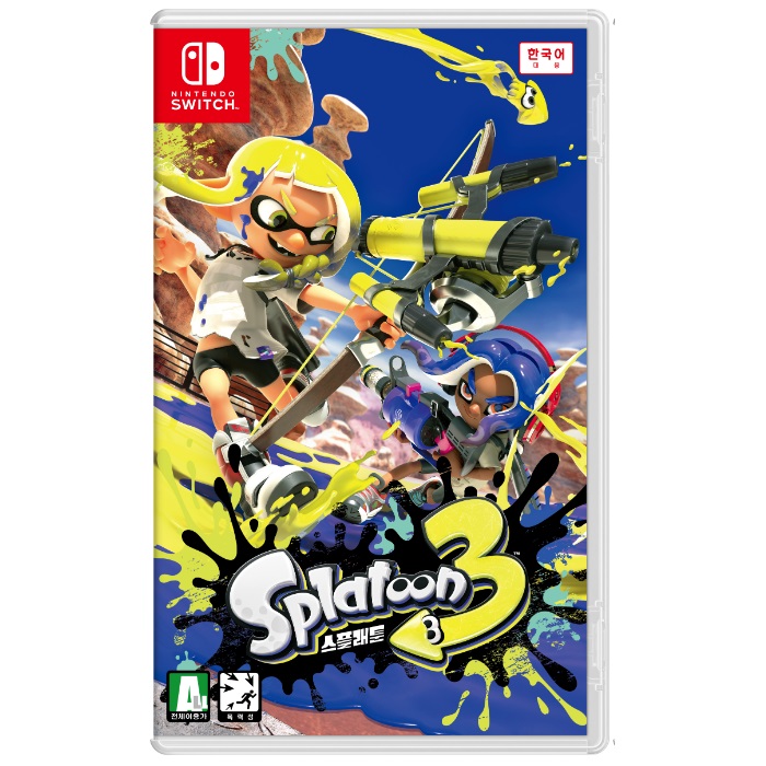 Nintendo 스플래툰 3 한글판 (SWITCH, 패키지칩/중고)