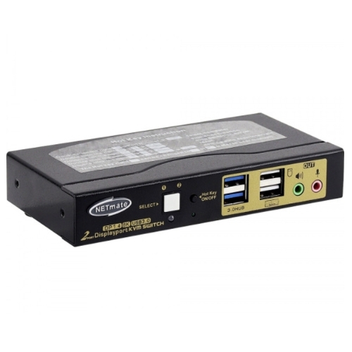 강원전자 NETmate NM-DK8302S 2:1 DP KVM 스위치_이미지