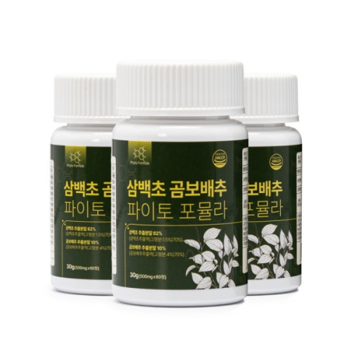 백세식품 삼백초 곰보배추 파이토 포뮬라 60정 (3개)_이미지