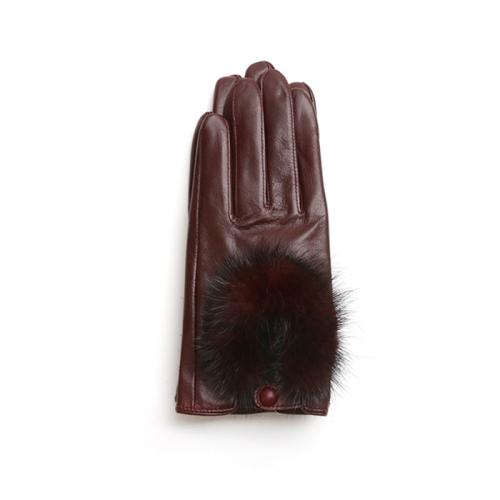 질샌더 스타일 여성장갑 GDJ2211WN 밍크퍼양가죽장갑