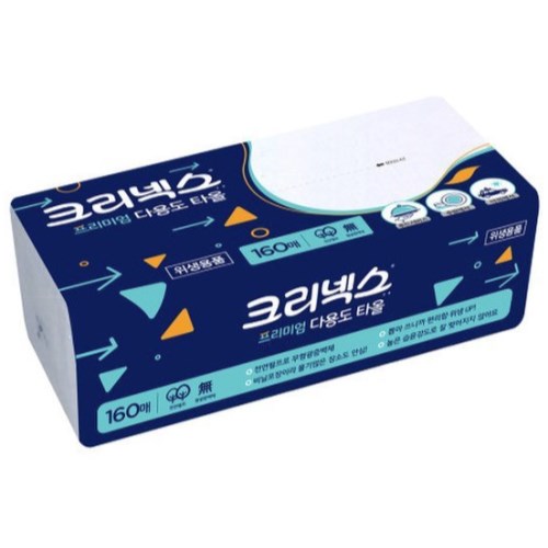 크리넥스 프리미엄 다용도 타월 160매 (6팩)_이미지