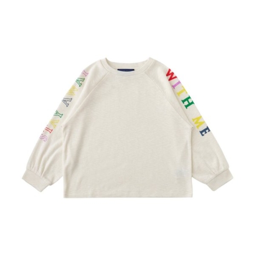 리틀그라운드 데님인더박스 알록레터링티셔츠 76111-330-03