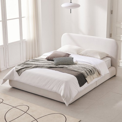 상일리베가구 아르 이지클린 패브릭 침대 Q (매트별도)_이미지