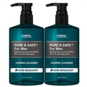 쿤달 퓨어 앤 세이프 쿨링 남성청결제 300ml