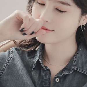 01N0884 데일리 스네이크 실버 초커목걸이