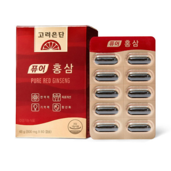고려은단 퓨어 홍삼 60캡슐 (6개)_이미지