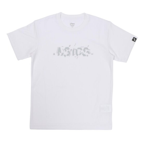 아식스 주니어 로고 티셔츠 BRILLIANT WHITE 2064A090.100