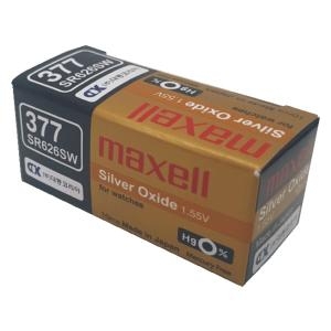 Maxell 맥셀 시계배터리 377 SR626SW 10알 SILVER 배터리_이미지