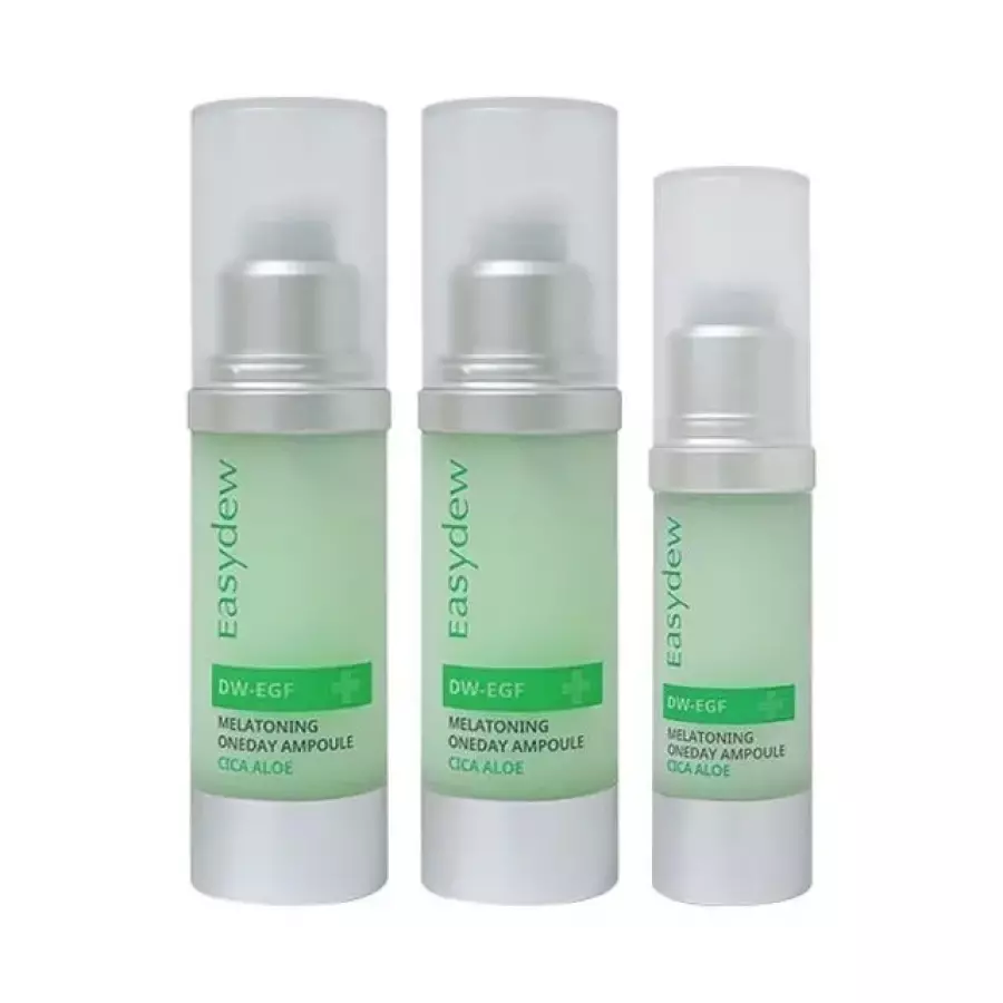 이지듀 멜라토닝 원데이 앰플 시카 알로에 30ml+15ml (30ml 2개+15ml 1개)_이미지