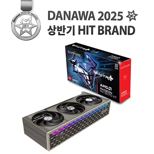 SAPPHIRE 라데온 RX 9070 XT NITRO+ OC D6 16GB