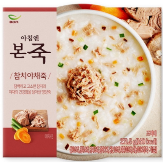 본아이에프 본죽 아침엔 본죽 참치야채죽 271.5g (6개)_이미지
