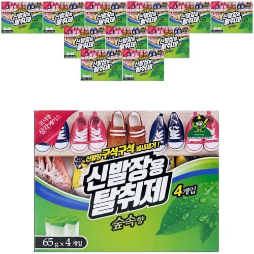 산도깨비 신발장용 탈취제 숲속향 65g 4개입 (12개)_이미지