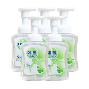 데톨 폼 항균 핸드워시 애플블로썸 250ml (4개)_이미지