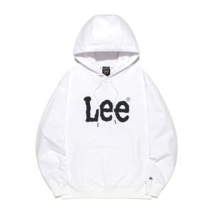 LEE 빅 트위치 로고 후드 화이트 LE2501HD01WH_이미지