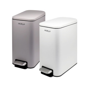 파스텔라 스텐 무소음 페달 휴지통 12L