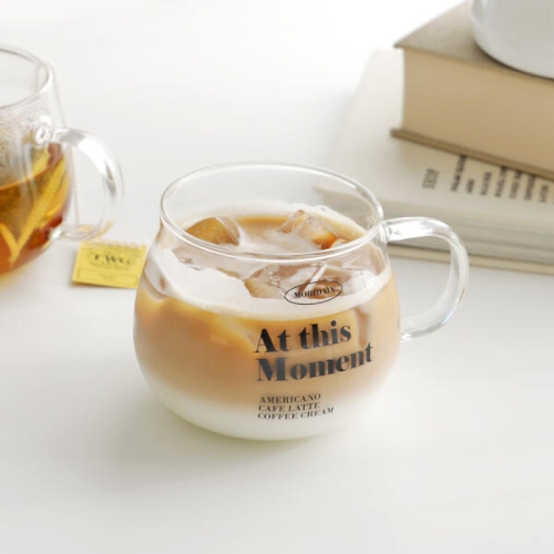 홈플러스 시그니처 레터링 버블 내열유리 컵 430ml