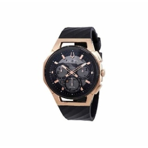 부로바 커브 크로노그래프 블랙 다이얼 남성시계 98A185_이미지