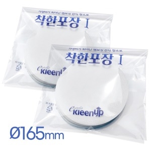 165mm 원형 물걸레 청소기 착한포장 1겹 건식 청소포 60매 제트 에브리봇 아쿠아젯 호환
